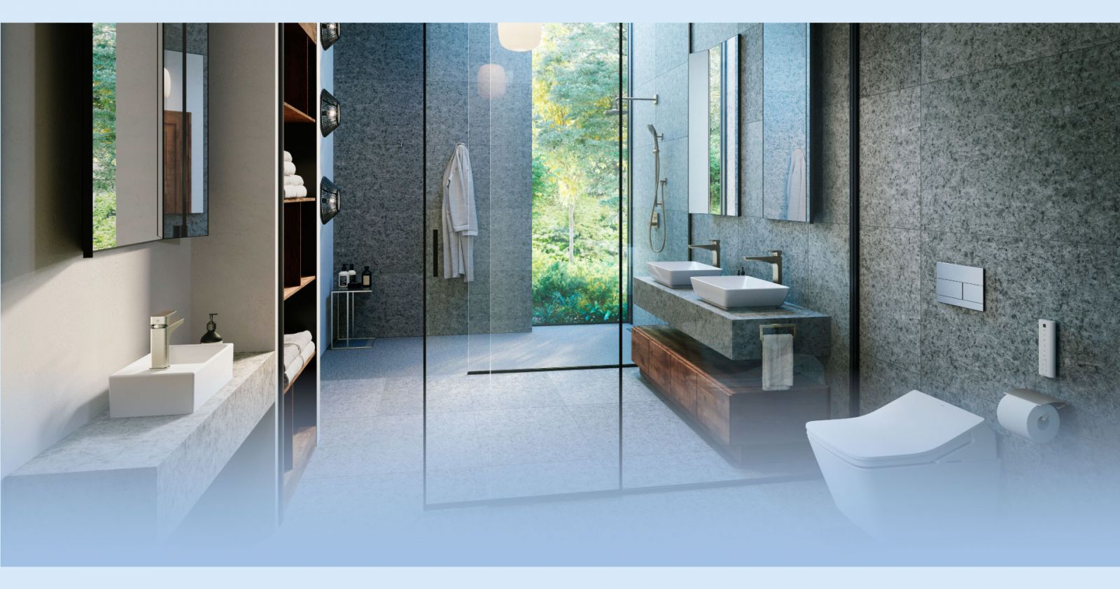 Thiết kế phòng tắm Toto - không gian đậm chất cổ điển với đường nét tinh tế và sang trọng. Với sự kết hợp giữa công nghệ và trải nghiệm người dùng, phòng tắm của bạn sẽ trở nên hoàn hảo hơn bao giờ hết với sản phẩm của Toto.
