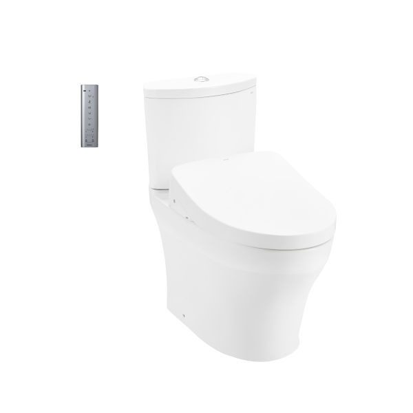 Bàn cầu hai khối kèm nắp rửa điện tử WASHLET CS838CDW12