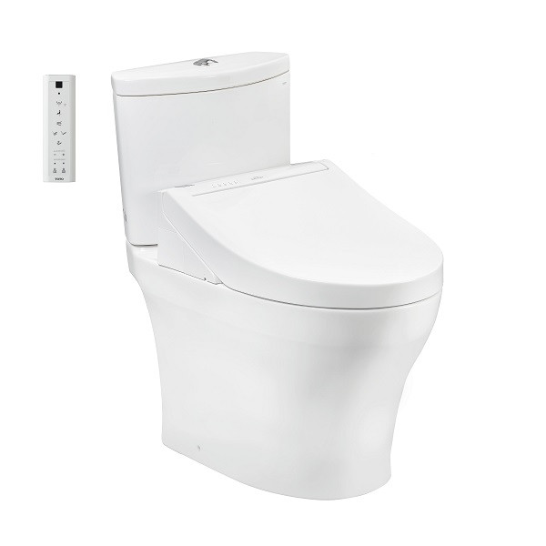 Bàn Cầu 2 Khối Kết Hợp Nắp Rửa Điện Tử WASHLET CS838DW14
