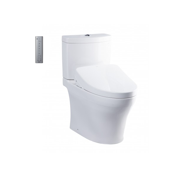 Bàn cầu hai khối kèm nắp rửa điện tử WASHLET CS769CDRW12