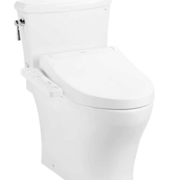 Bàn cầu hai khối kèm nắp rửa điện tử WASHLET dòng C2 CS986CGW17
