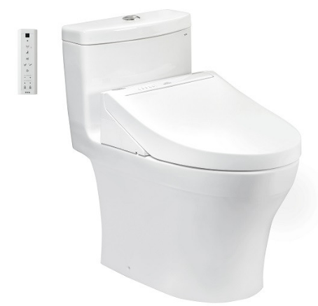 Bàn cầu một khối kèm nắp rửa điện tử WASHLET dòng C5