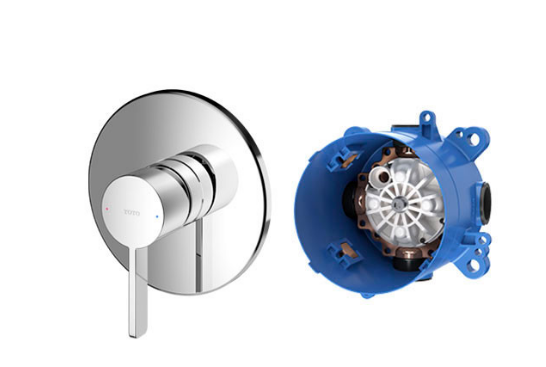 Van gật gù điều chỉnh nóng lạnh GF kèm phụ kiện âm tường TBG11303V / TBN01001B