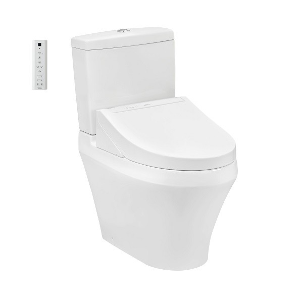 Bàn cầu hai khối kèm nắp rửa điện tử WASHLET dòng C5 - CS948CDW15