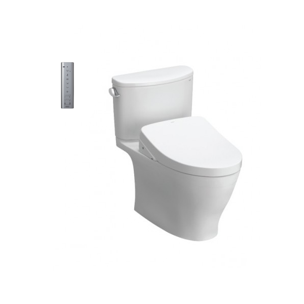 Bàn cầu xí bệt hai khối kèm nắp rửa điện tử WASHLET - CS767CRW12