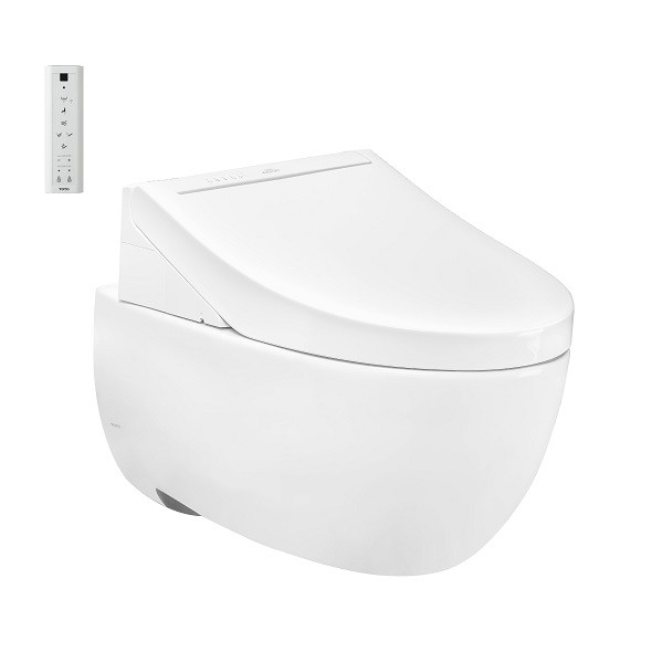 Bàn cầu treo tường kèm nắp rửa điện tử WASHLET - CW812REA TCF24460AAA WH172AT TCA465 MB176G#WH