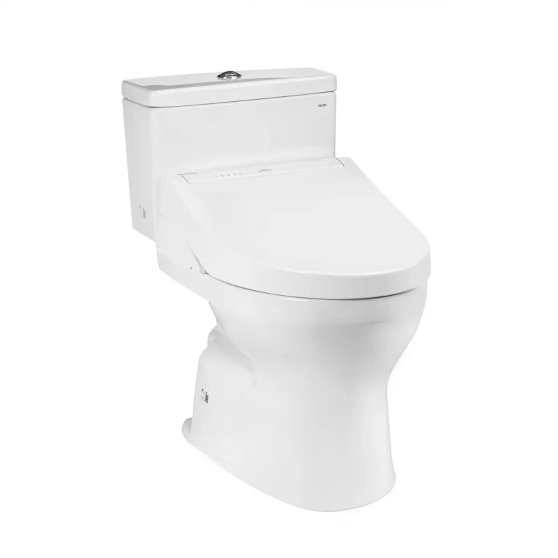 Bàn cầu 2 khối kèm nắp rửa điện tử WASHLET - CS302DW14