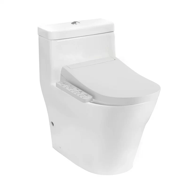 Bàn cầu một khối kèm nắp rửa điện tử WASHLET - CW166RB TCF33320GAA T53P100VR