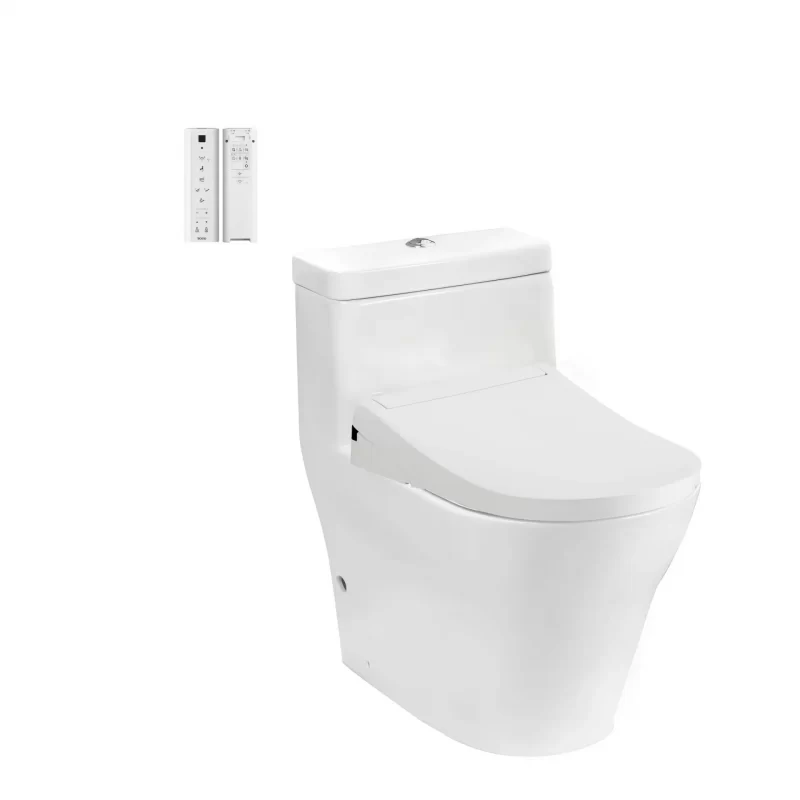 Bàn cầu một khối kèm nắp rửa điện tử WASHLET - CW166RB TCF34320GAA T53P100VR