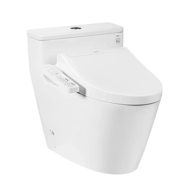 Bàn cầu 1 khối kèm nắp rửa điện tử WASHLET  - MS625CDW17