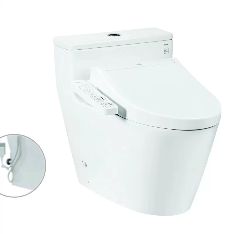 Bàn cầu 1 khối kèm nắp rửa điện tử WASHLET - MS625DW16