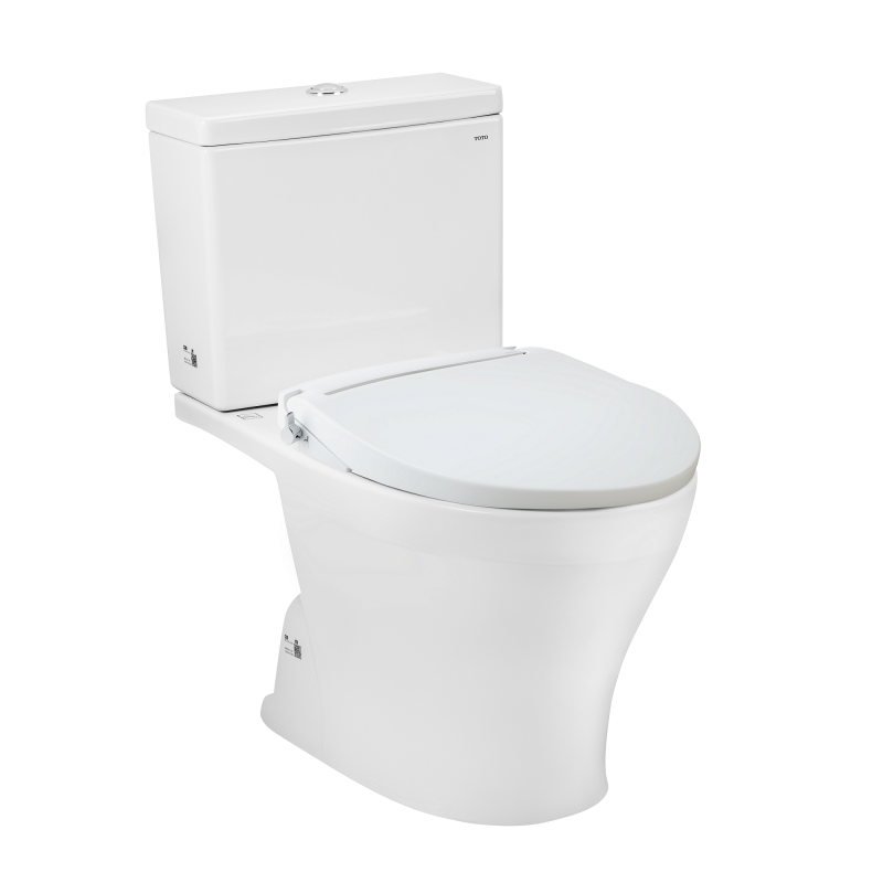 Bàn cầu 2 khối kèm nắp rửa cơ ECOWASHER TCW07S - CS326DE2