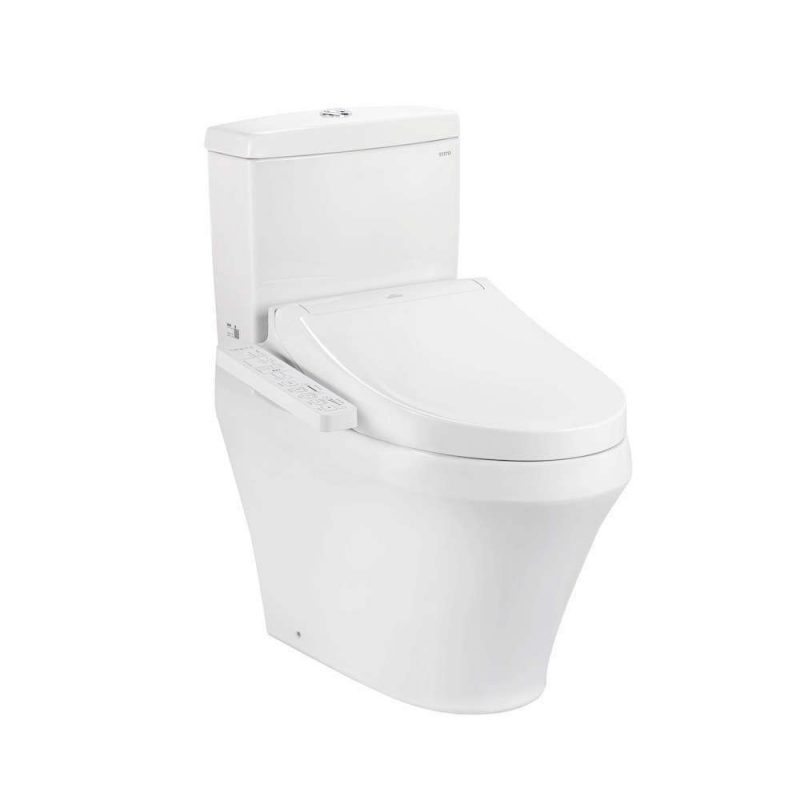 Bàn cầu hai khối, kèm nắp rửa điện tử  WASHLET dòng C2 CS945PDW16#W