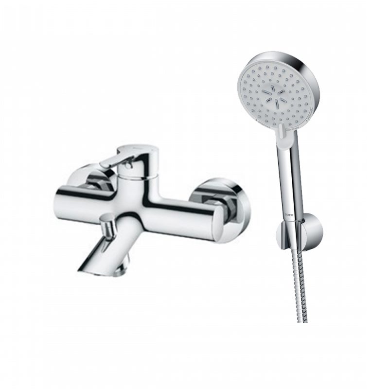Bộ sen tắm nóng lạnh LB Bát sen massage 3 chế độ TBS01302V TBW07009A