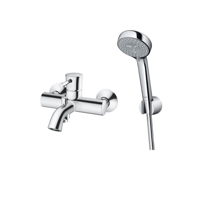 Bộ sen tắm nóng lạnh LN Bát sen massage 2 chế độ TBS02302V/TBW07012A