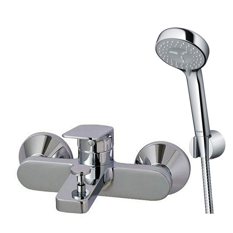 Bộ sen tắm nóng lạnh Bát sen cầm tay dòng L dáng tròn 2 chế độ TTMR302V TBW07012A