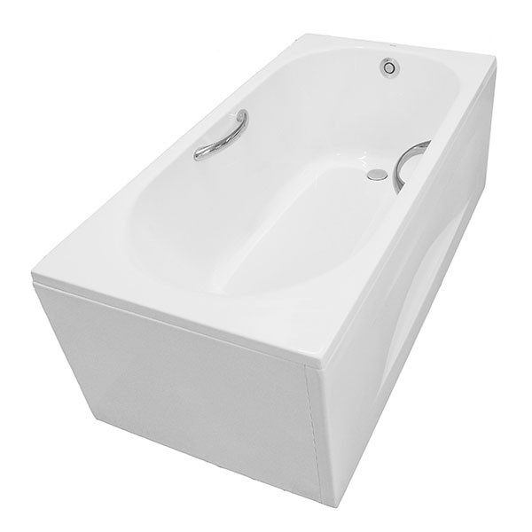 Bồn tắm nhựa có tay vịn và yếm PAY1515HVC#W/TVBF411