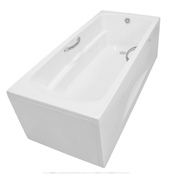 Bồn tắm nhựa có tay vịn. có yếm PAY1735HVC#W/TVBF411