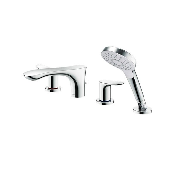 Vòi sen bồn tắm TBG01202BB nóng lạnh kèm sen tắm GO (4 lỗ)
