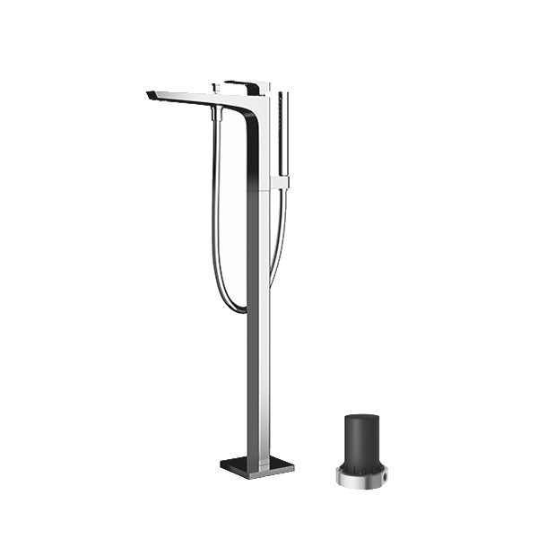 Vòi xả bồn nóng lạnh kèm sen tắm GE (loại đặt sàn) (kèm đế) TBG07306AA/TBN01105B