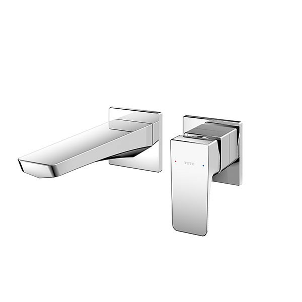 Vòi chậu gật gù nóng lạnh gắn tường GE (2 lỗ) TLG07307BB