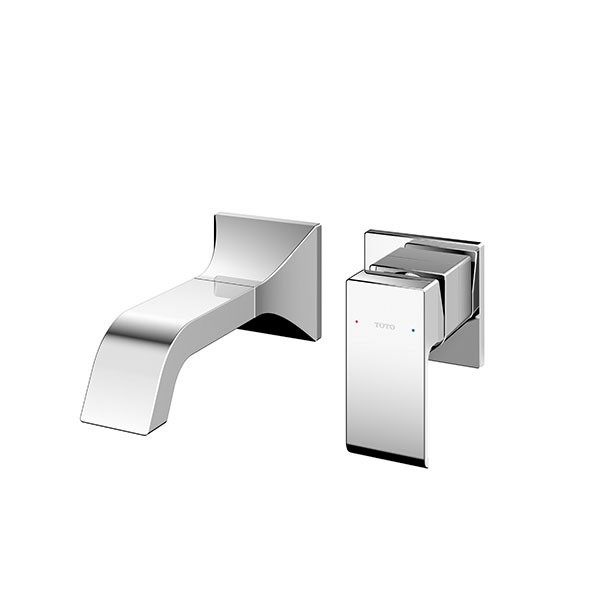 Vòi chậu gật gù nóng lạnh gắn tường GC (2 lỗ) TLG08307BA