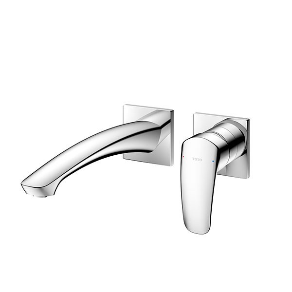 Vòi chậu gật gù nóng lạnh gắn tường GM (2 lỗ) TLG09308BB