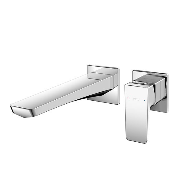 Vòi chậu gật gù nóng lạnh gắn tường GE (2 lỗ) TLG07308BB