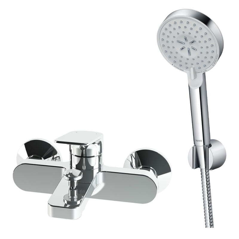 Bộ sen tắm nóng lạnh Bát sen cầm tay dòng L dáng tròn 3 chế độ TTMR302V/TBW07009A