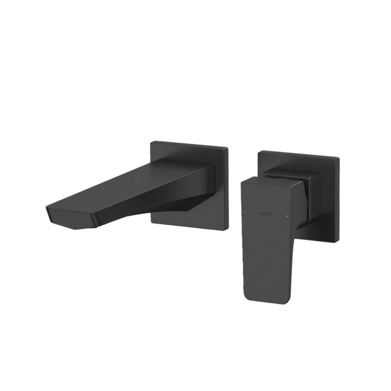 Vòi chậu gật gù nóng lạnh gắn tường GE ( 2 lỗ ) - TLG07307BB#MBL