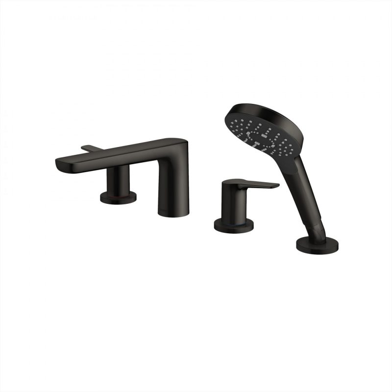 Bộ vòi xả bồn tắm kèm sen tắm GS ( 4 lỗ ) - TBG03202BC#MBL
