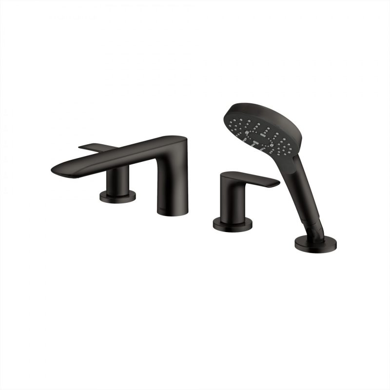 Vòi sen bồn tắm nằm kèm sen tắm GA ( 4 lỗ ) - TBG04202BC#MBL