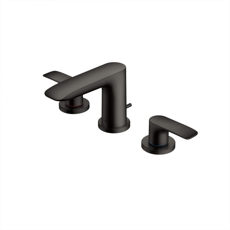 Vòi chậu tay vặn nóng lạnh GA ( 3 lỗ ) - TLG04201BB#MBL