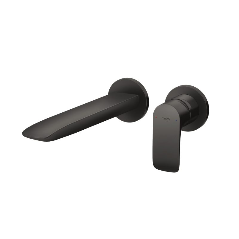 Vòi chậu gật gù nóng lạnh gắn tường GA ( 2 lỗ ) - TLG04310BB#MBL