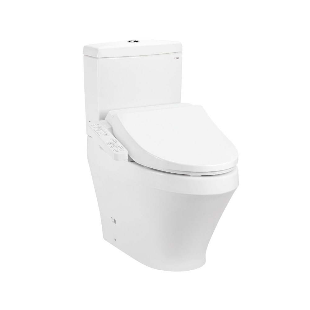 Bàn cầu hai khối kèm nắp rửa điện tử WASHLET dòng C2 cơ bản TCF23710AAA