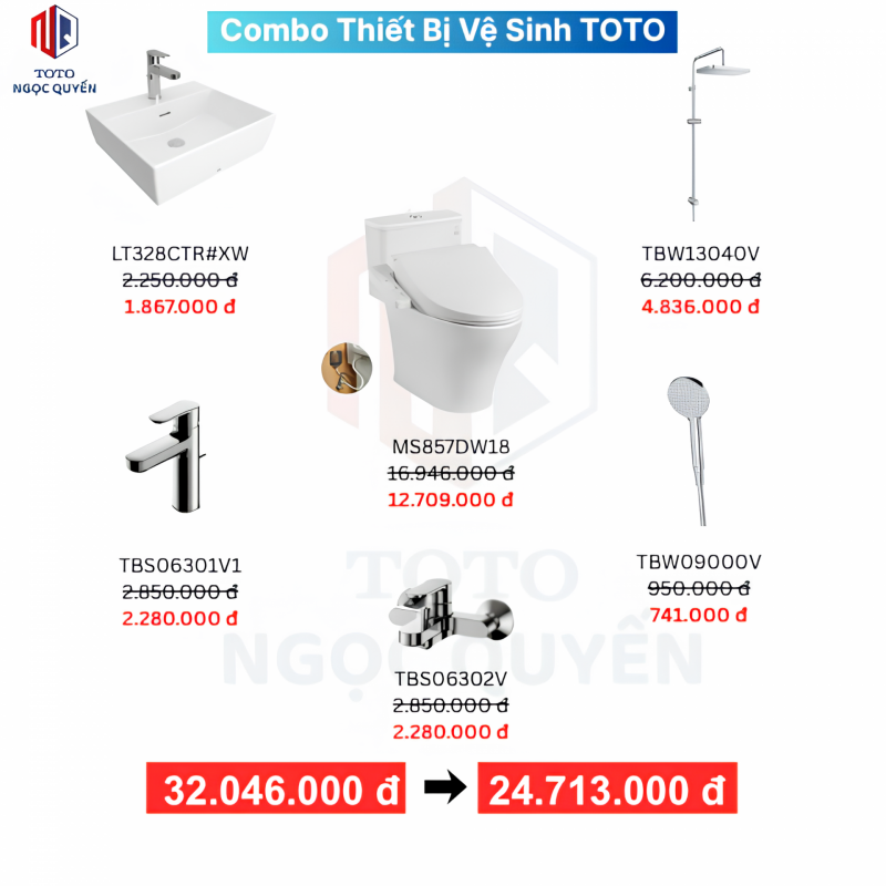 Combo Phòng Tắm phiên bản EvoLuxe Winter - Tuyên Ngôn Phong Cách