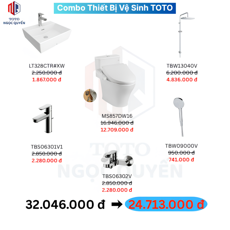 Combo Phòng Tắm phiên bản EvoLuxe Winter - Tuyên Ngôn Phong Cách