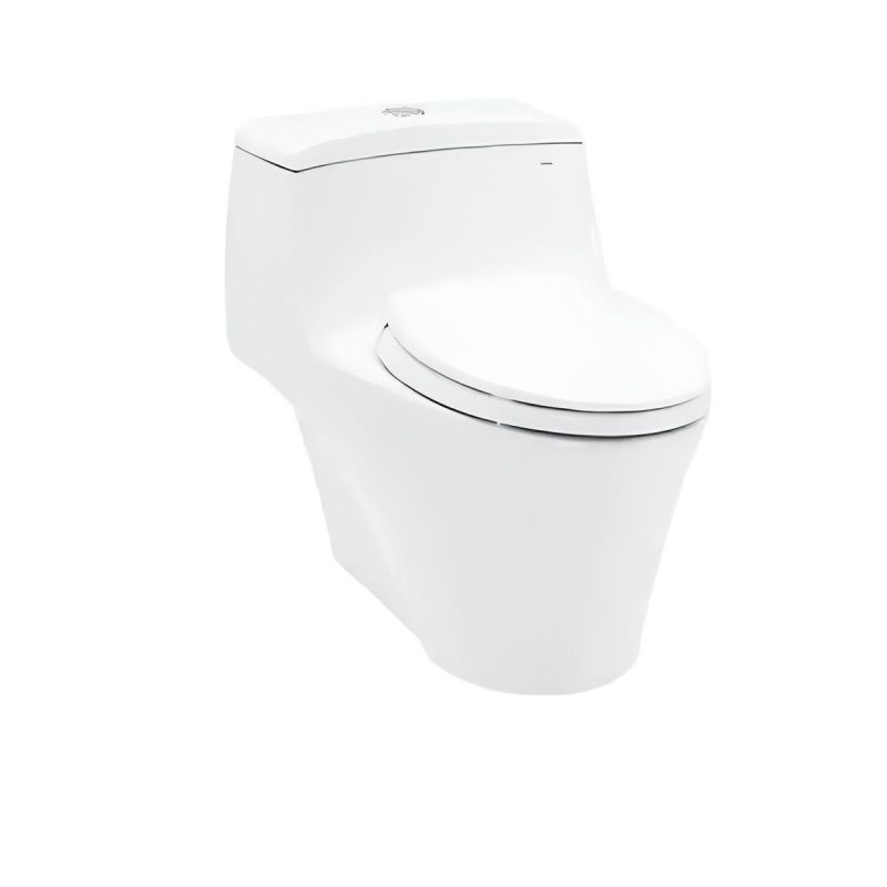 Bồn Cầu 1 Khối Kết Hợp Với Nắp Đóng Êm
