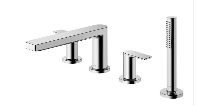 Vòi xả bồn tắm nóng lạnh có kèm sen tắm GT (4 lỗ)-TBG13202A