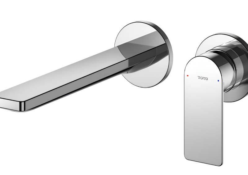 Vòi chậu nóng lạnh gắn tường GT (Dáng vòi dài)-TLG13308A/TLN103G0A