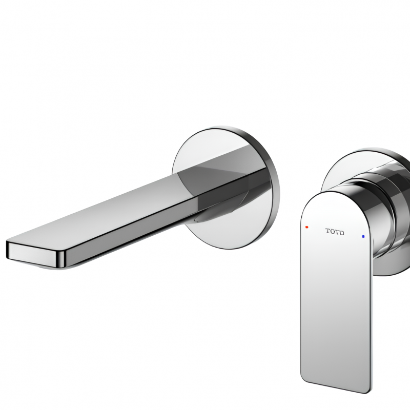 Vòi chậu nóng lạnh gắn tường GT (Dáng vòi ngắn)-TLG13307A/TLN103G0A