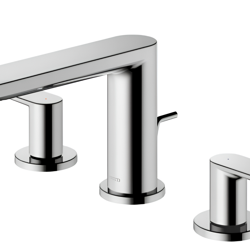 Vòi chậu tay vặn nóng lạnh GT (3 lỗ)-TLG13201A