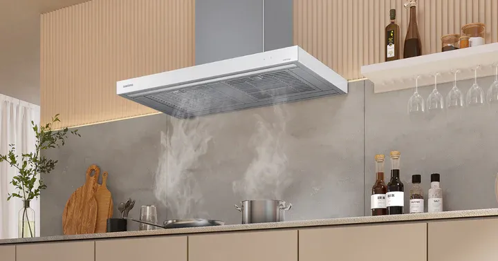 Máy Hút Mùi SAMSUNG NK36CB665WWHSV Bespoke Gắn Tường Màu Trắng - Ảnh 8