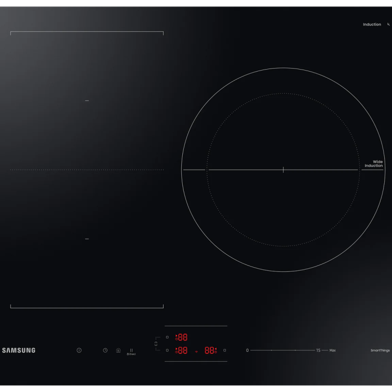 Alternative view of Bếp Từ SAMSUNG NZ63B5046FK/SV Với 3 Vùng Nấu
