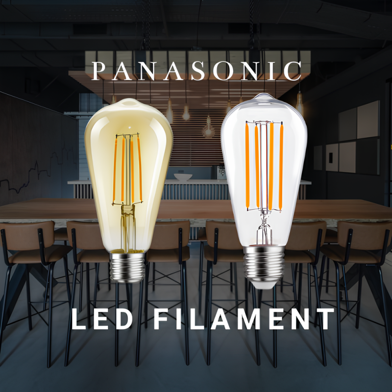 Alternative view of Đèn LED BULB FILAMENT Panasonic Dòng ST - E27