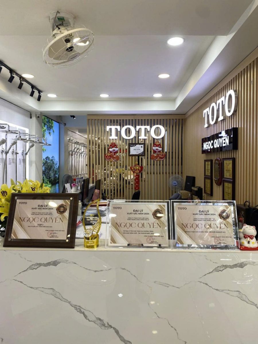  showroom thiết bị vệ sinh của TOTO