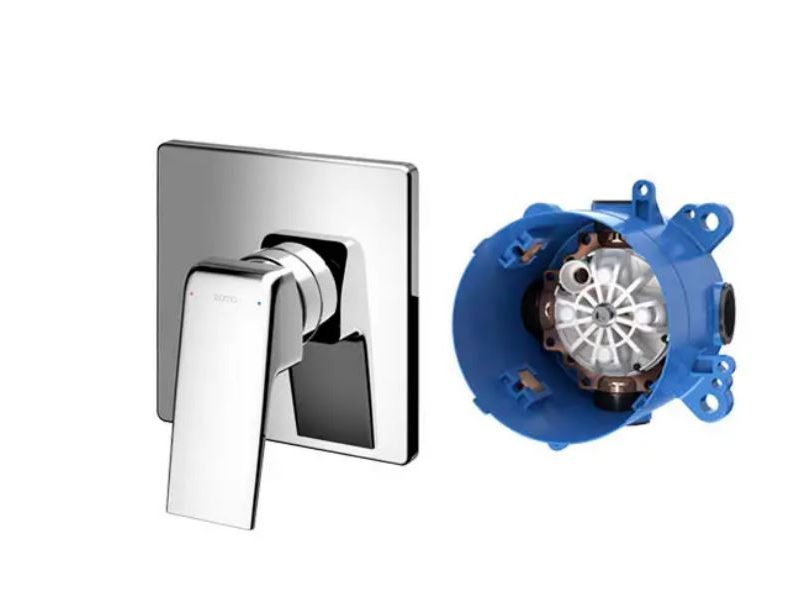 Van gật gù điều chỉnh nóng lạnh GB kèm phụ kiện âm tường  TBG10303VA_TBN01001B