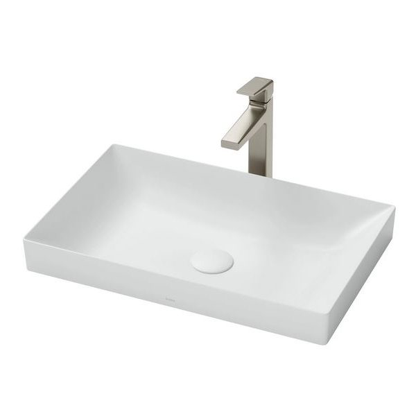 Chậu Linear Ceram đặt trên bàn LT4716G17#MW