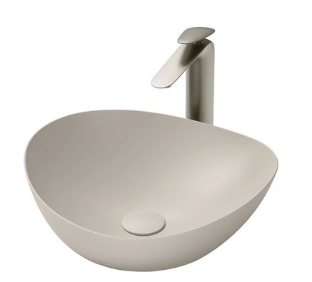 Chậu đặt bàn vành mỏng Linear Ceram LT4704G19#MBE
