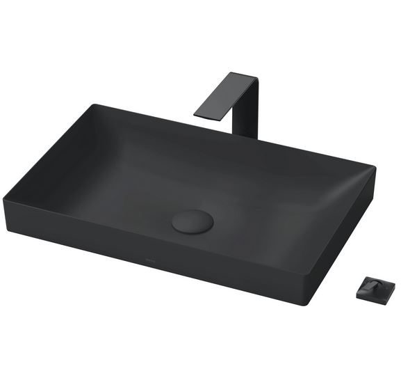 Chậu đặt bàn vành mỏng Linear Ceram LT4716G19#MBL